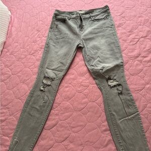 Grey pacsun stretchy jeans size 30, worn 3x like brand new